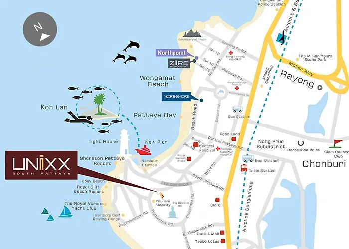 Sea View -High Floor 2 Bed Room Excellent Location